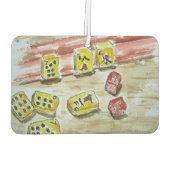 麻雀（麻雀）恋人のための空気清浄機 カーエアーフレッシュナー (裏面)