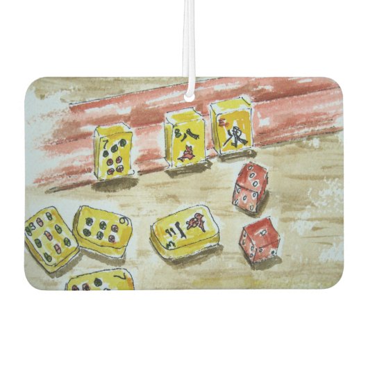 麻雀（麻雀）恋人のための空気清浄機 カーエアーフレッシュナー (正面)