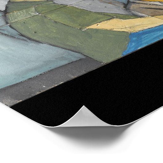 麻雀 – Canvas Print ポスター (角)