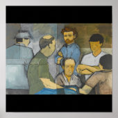 麻雀 – Canvas Print ポスター (正面)