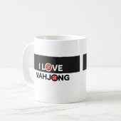 麻雀OがMJフラワーに置き換わるのが大好き コーヒーマグカップ (正面左)