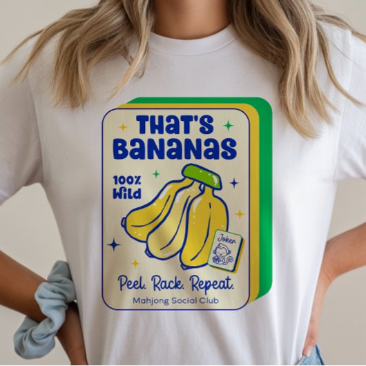 麻雀That's Bananas ゲームタイルTシャツ Tシャツ