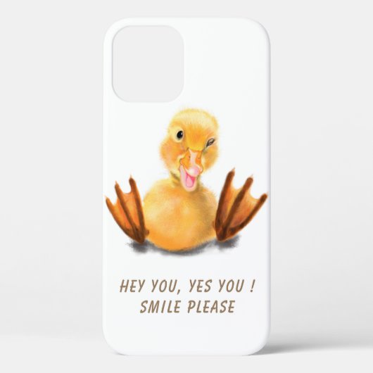 黄おもしろい鴨iPhoneケース – 管理可能 Case-Mate iPhoneケース (裏面)