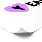 黄おもしろいRAM年中国の〔占星術の〕十二宮図誕生日SqP ポスター (コーナー)