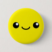 黄かわいこちゃん 缶バッジ (正面)