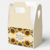 黄かわいらし色のヒマワリ フェイバーボックス (オープン)