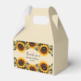 黄かわいらし色のヒマワリ フェイバーボックス