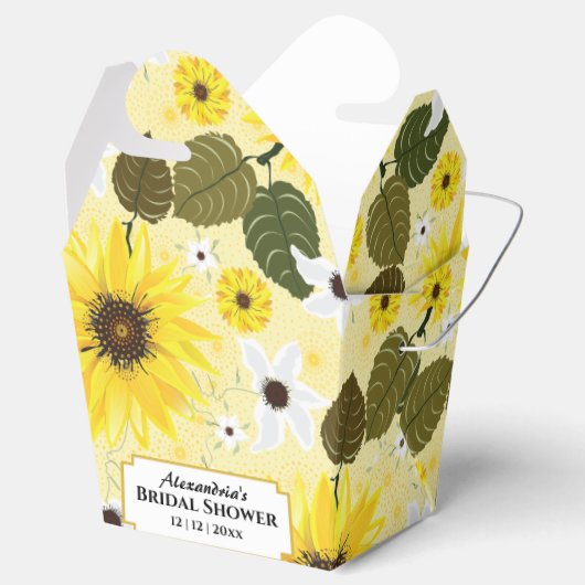 黄かわいらし色ひまわりガーデンフローラ フェイバーボックス (オープン)