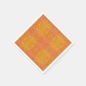 黄かわいらし色フローラ スタンダードカクテルナプキン (角)