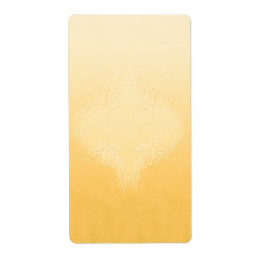 黄かわいらし色薬用ラベル ラベル (正面)