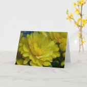 黄かわいらし花芸術ガーデンノートカード カード (黄色い花)