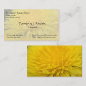 黄かわいらし野花 名刺 (正面/裏面)