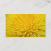 黄かわいらし野花 名刺 (裏面)