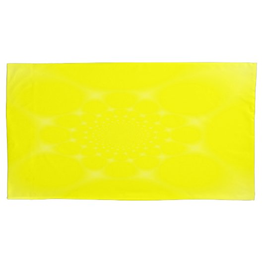 黄きらめく色 枕カバー (正面左)