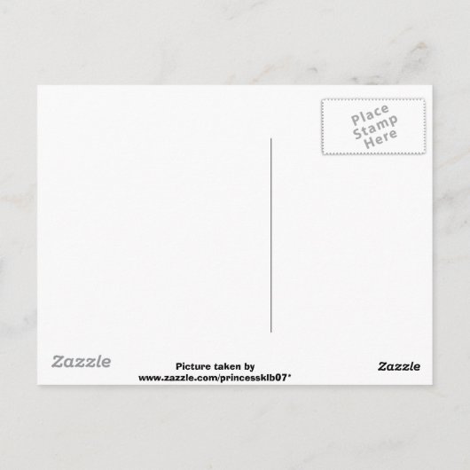 黄とオレンジのランタナ ポストカード (裏面)