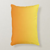 「黄とオレンジグラデーション」 アクセントクッション (正面(垂直))