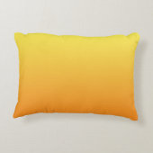 「黄とオレンジグラデーション」 アクセントクッション (裏面)