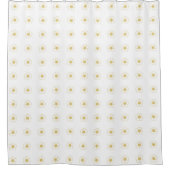 黄と白の蝶の花 シャワーカーテン (正面)