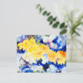 黄と青:チャールズ・デマス著 ポストカード (スタンド正面)