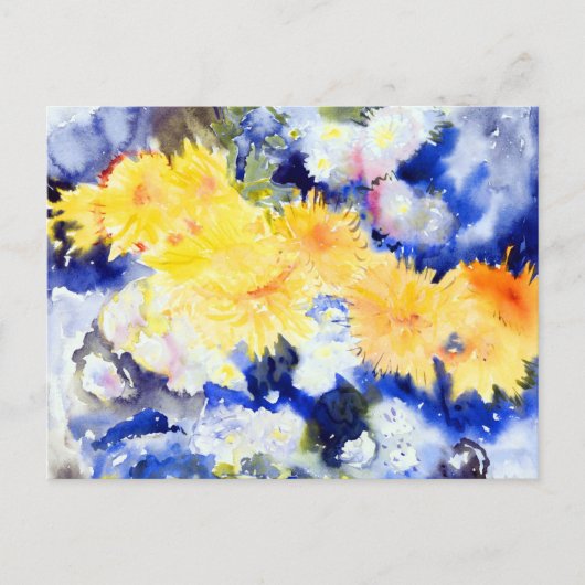 黄と青:チャールズ・デマス著 ポストカード (正面)