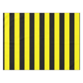 黄と黒のストライプ テーブルクロス (正面(横))