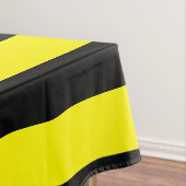 黄と黒のストライプ テーブルクロス (インサイチュ)