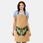 黄と黒 エプロン (着用した状態)