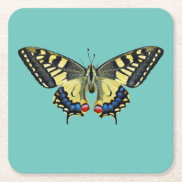 黄と黒 スクエアペーパーコースター