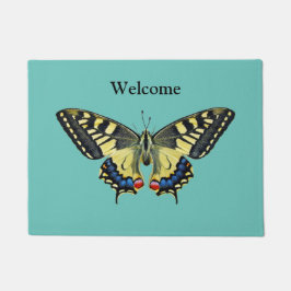 黄と黒 ドアマット