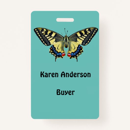 黄と黒 バッジ (正面)