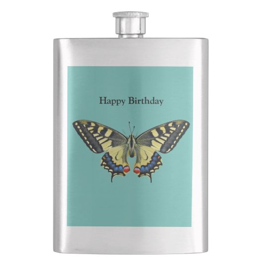 黄と黒 フラスク (正面)