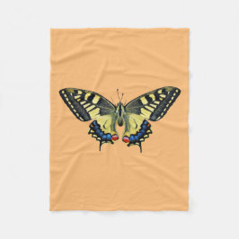 黄と黒 フリースブランケット