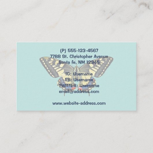 黄と黒 名刺 (裏面)