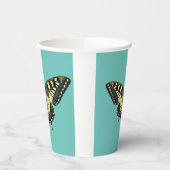 黄と黒 紙コップ (左)