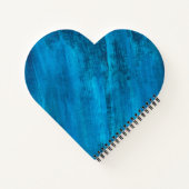 黄はっきりした色ひまわり青 ノートブック (裏面)