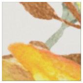 黄ひまわりフローラ素朴秋フラワー ファブリック (クローズアップ)