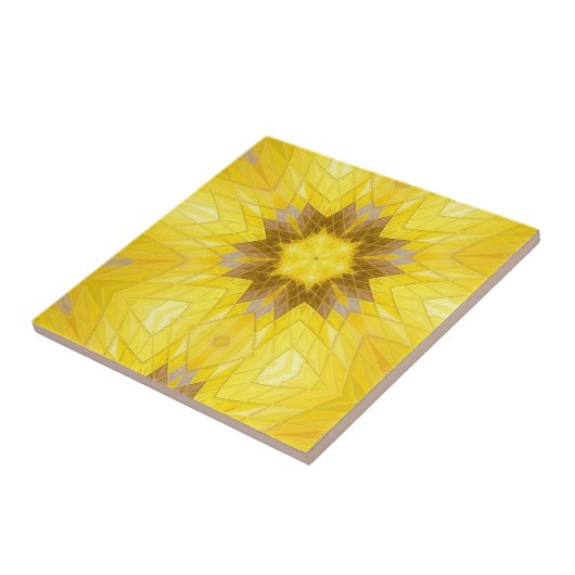 黄ひまわり南西モザイク タイル (側面)