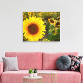 黄ひまわり最高のの写真 キャンバスプリント (インサイチュ (リビング))