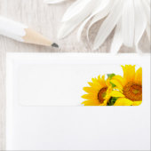 黄ひまわり結婚または総アドレ空白のス ラベル (インサイチュ)