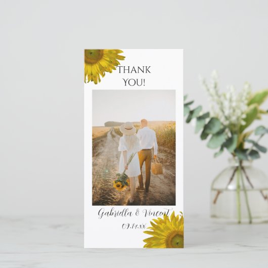 黄ひまわり サンキューカード (スタンド正面)