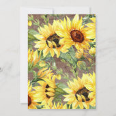 黄ひ素朴まわりの確認 招待状 (裏面)