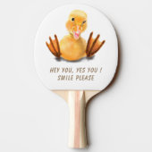 黄よくはしゃぐダクリング卓球ラケットスマイル 卓球ラケット (裏面)