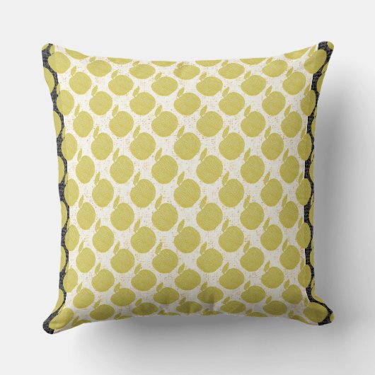 黄りんご クッション (裏面)