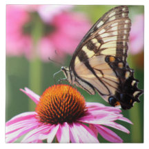 黄アゲハチョウバタフライセラミックタイル