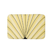 黄アールデコデザイン バスマット (正面)