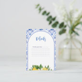 黄イタリアンフローラレモン詳細 エンクロージャーカード (スタンド正面)