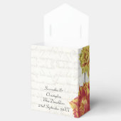 黄エレガントフローラ国のフローラ結婚 フェイバーボックス (オープン)