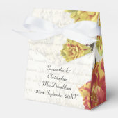 黄エレガントフローラ国のフローラ結婚 フェイバーボックス (正面サイド)