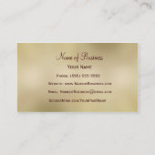 黄エレガントフローラ黒目スーザン 名刺 (裏面)