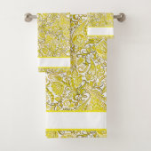 黄エレガントペイズリー バスタオルセット (インサイチュ)